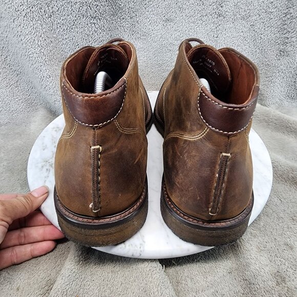 Johnston & Murphy Shoes Mens Size 9.5 Copeland Brown Leather Chukka Boots *Read* main image 9